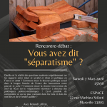 Vous avez dit séparatisme ?